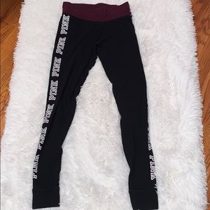 Pink Vs yoga Leggings